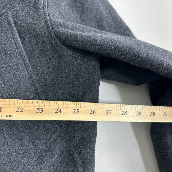 Polo Ralph Lauren Wool Jacket Men Size Large Pea Coat Military Vintage Gray - Picture 11 of 12